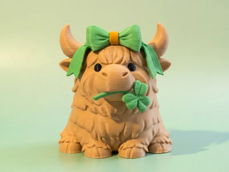 Vache des Highlands de la Saint-Patrick