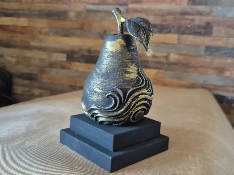 Sculpture poire moderne deco