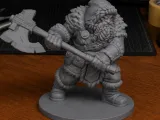 Axe Defender Dwarf for DnD - Magic Series-0