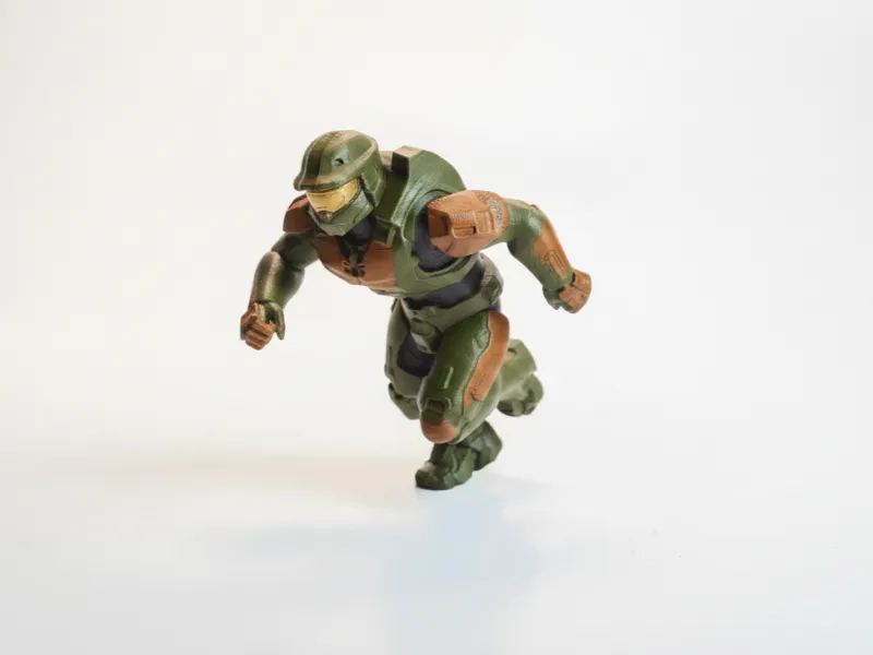 Master Chief Running Figurine Gaming 3D Printable