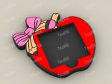 Post-It, Sticky Note Holder Apple with ribbon-0