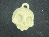 skull head keychain-0