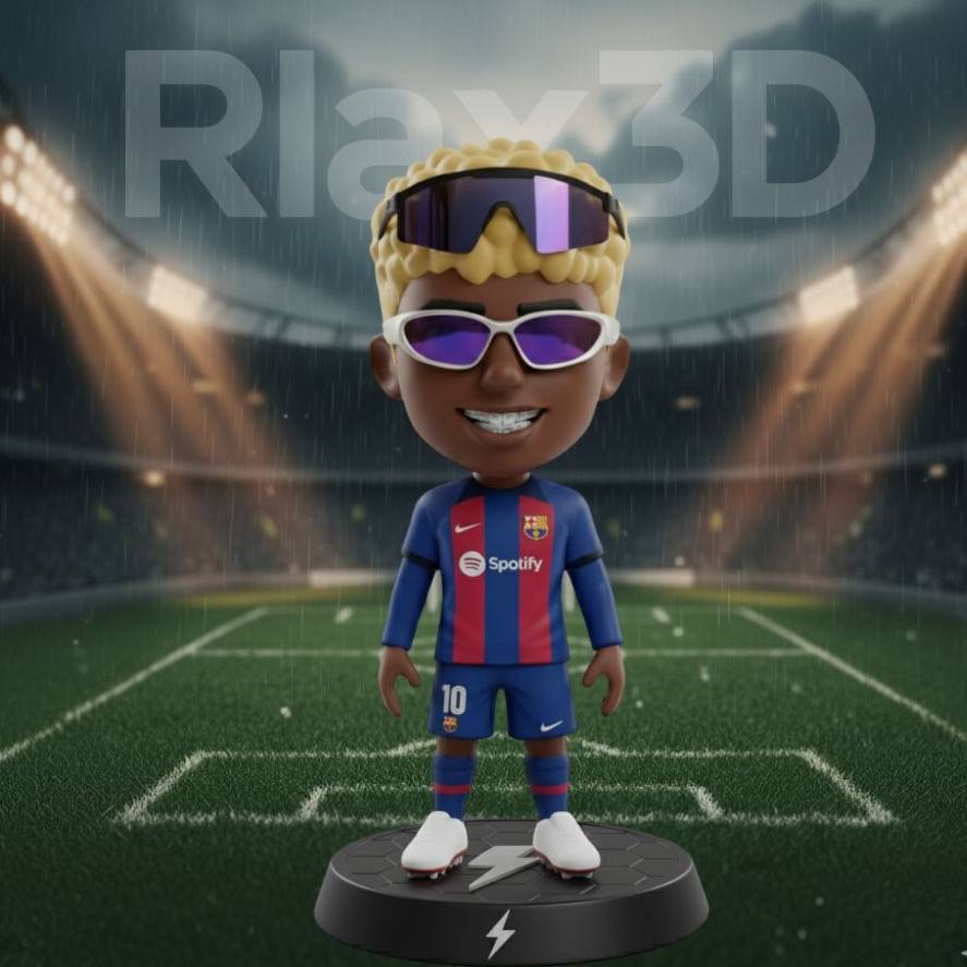 Lamine Yamal - Mini Figure - Barcelona - Spain (Set 1)