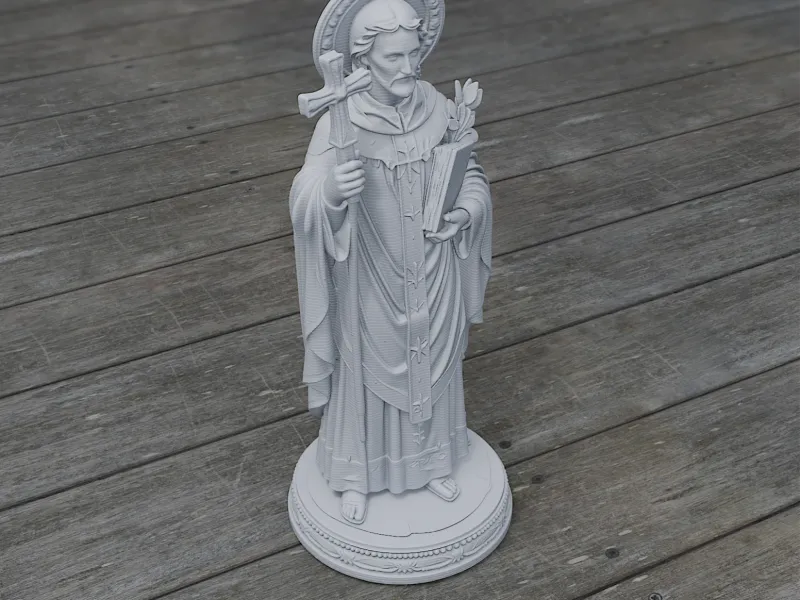 Sfântul Arialdo - Statuie devoțională
