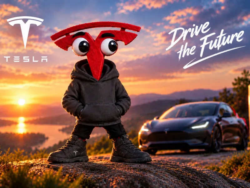 Mascota Tesla cool și stilată