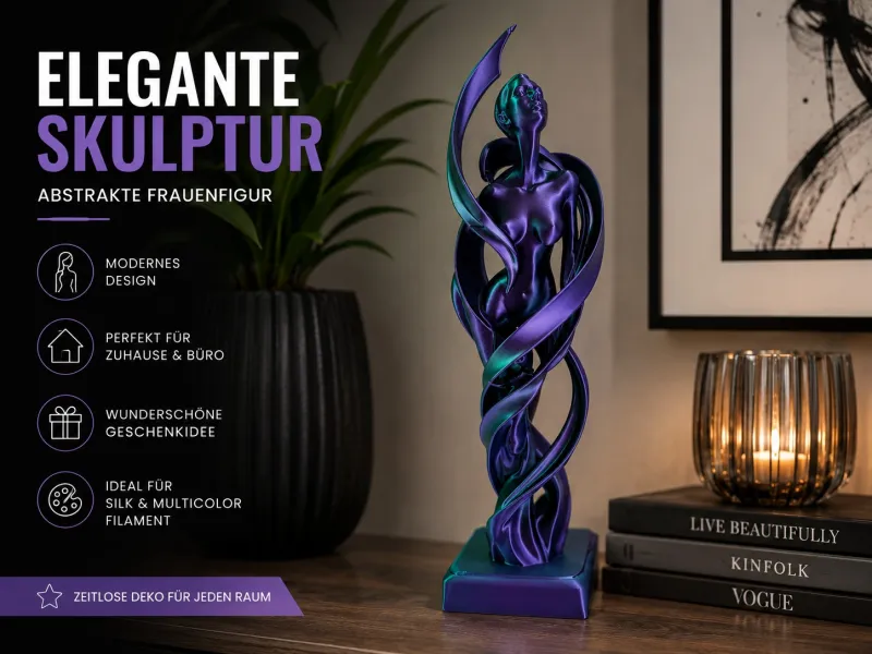 🌿 Elegante Skulptur – Abstrakte Frauenfigur