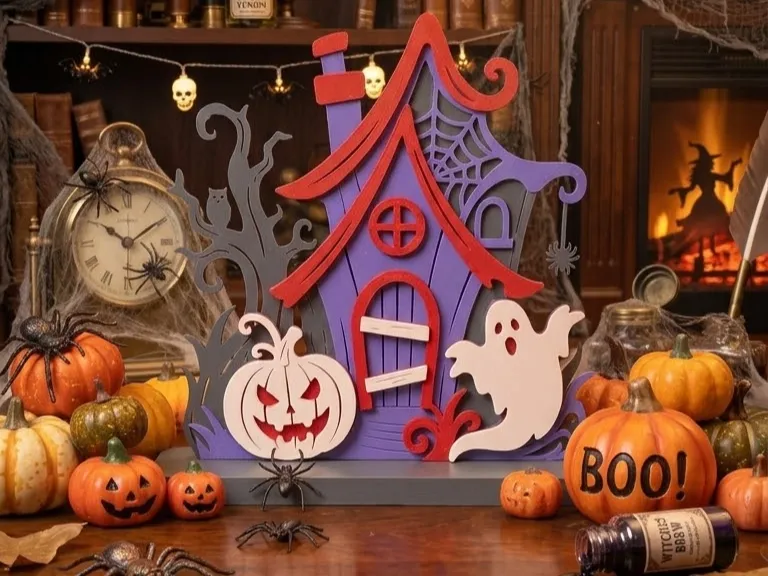 Halloween Haunted House Standee