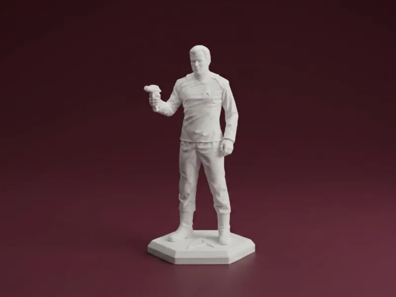 Capitano Kirk - Modello 3D di Star Trek
