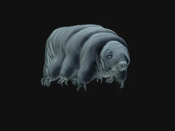 Articulated Tardigrade Flexi Toy 3D Print Model