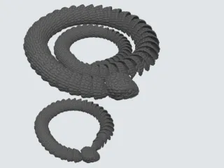 Giant Articulated Viper Snake 95cm / 37,4Inch - Flexi
