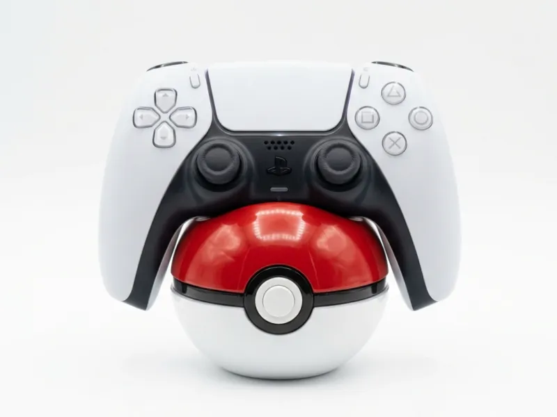 GAME CONTROLLER STAND POKEBOLA JOYSTICK PLAY SOPORTE