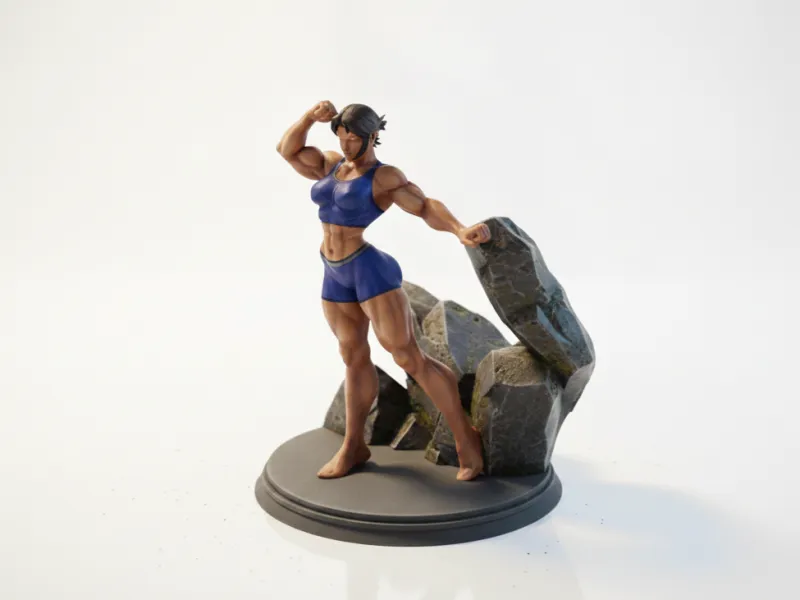 Anissa Invincible Beeldje Films & TV 3D Printbaar