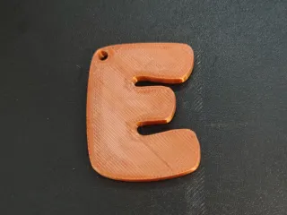 Llavero letra E