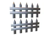 Pointed Picket Fence Section-0