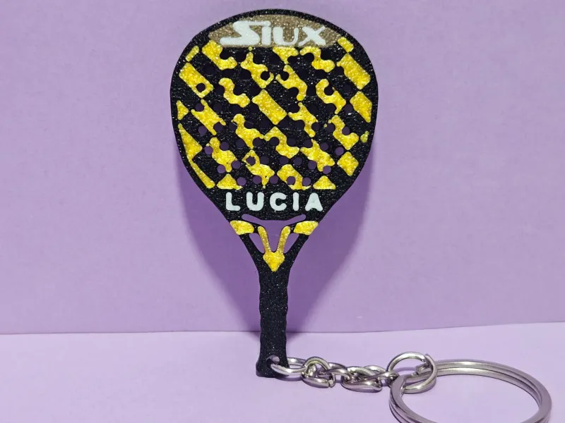 Llavero personalizado de pala de pádel Siux Electra Pro ST4