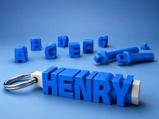 Customizable fidget Name keychain spinner