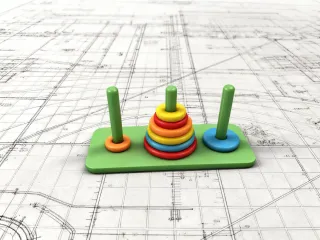 Educational Enlightenment Toy - Tower of Hanoi