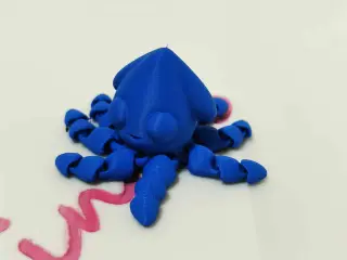 Super Cute Articulated Squid