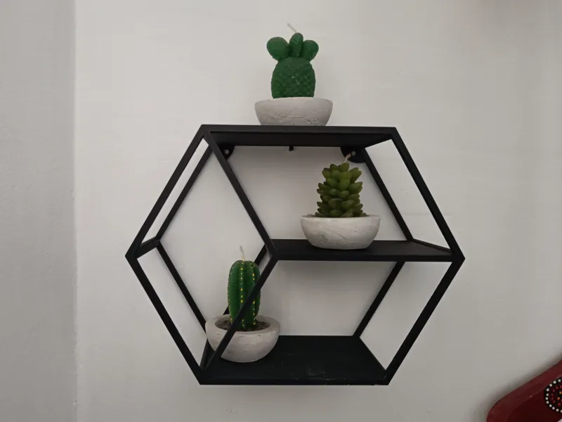 Decorative Cubic Wall Shelf