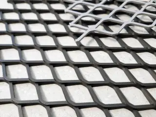 Expanded Metal Raised & Flat Diamonds