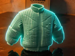 blue jacket