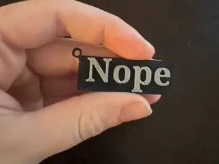 Nope Keychain