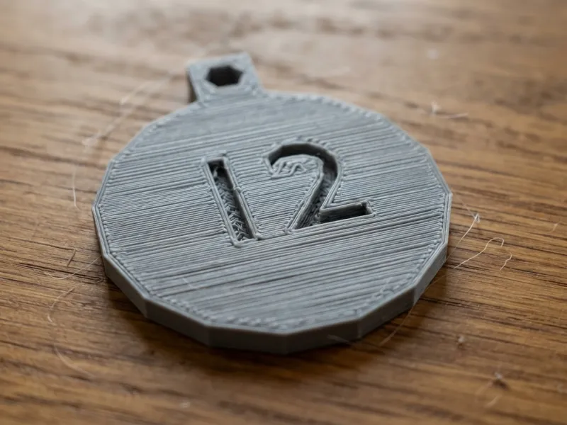 Number 12 Tag