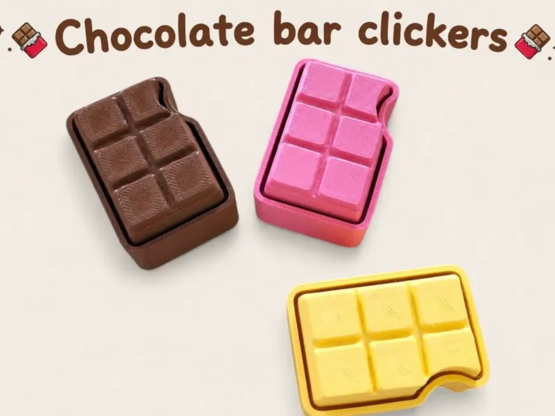 Clicker de chocolate lindo