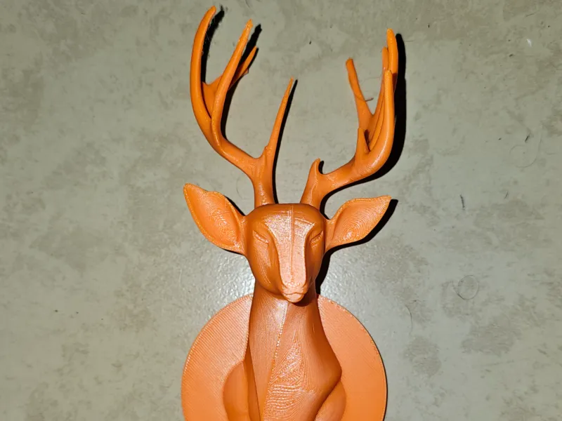 Stylized Elk Wall Mount