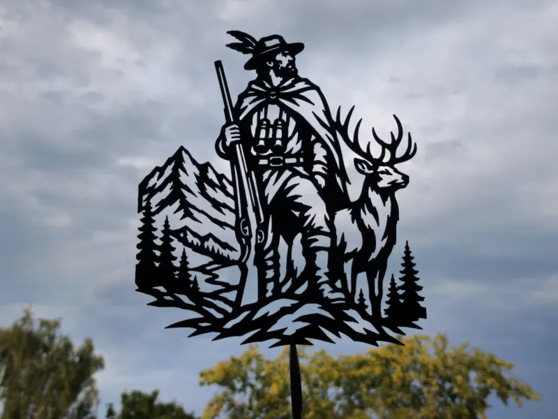 Hunter and Deer Wall Art