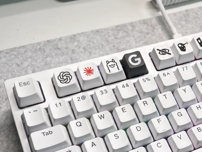 Conjunto de Keycaps de IA – OpenAI, Claude, Ollama, Gemini, DeepSeek