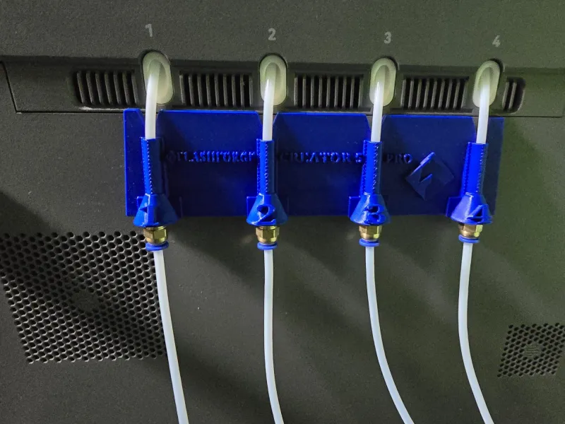 Creator 5 Pro 4 way Bowden Tube holder and  3D Printer Strai