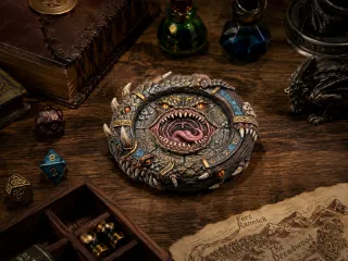 Mimic  D&D style Decorative Top Coaster Mini Tray ver1