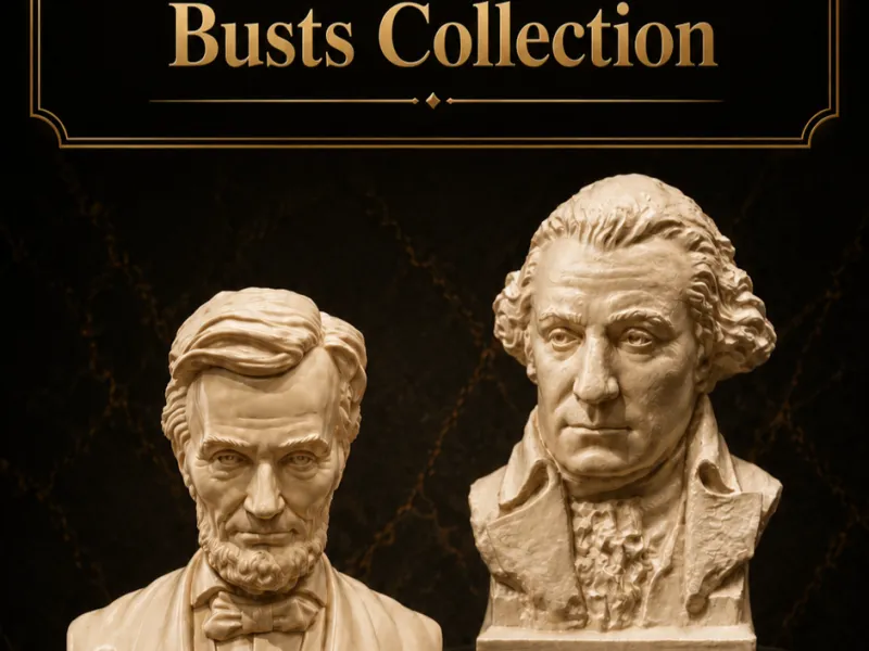 American Presidents Busts Collection
