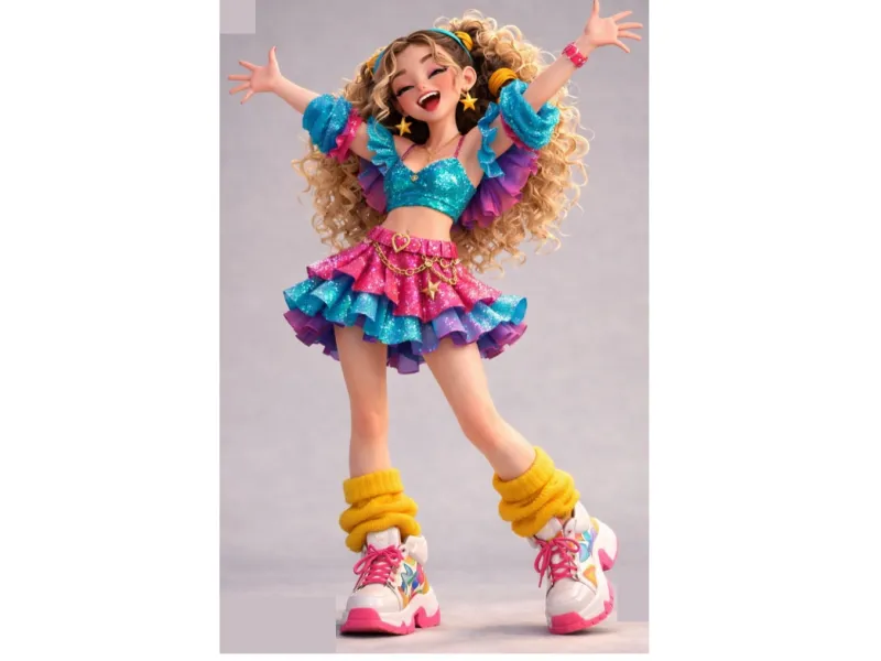 Y2K Pop Star Girl