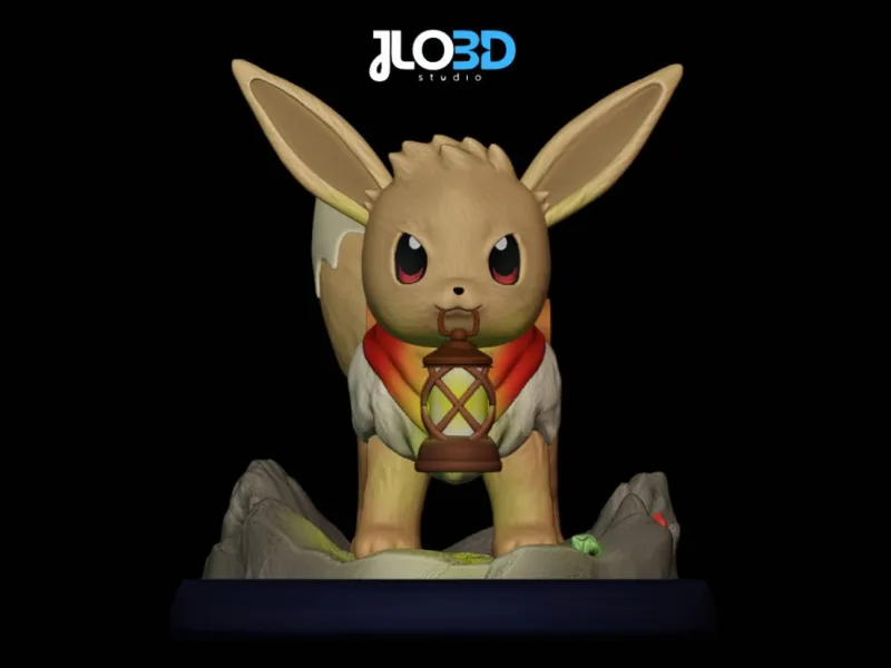 Eevee the Adventurer Diorama - Pokémon