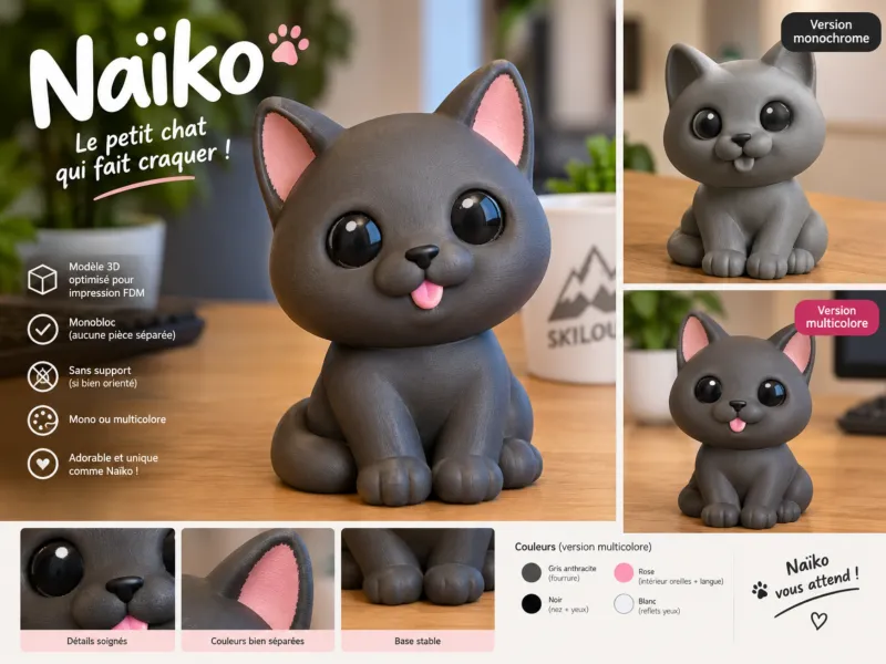 Chat mignon Naïko