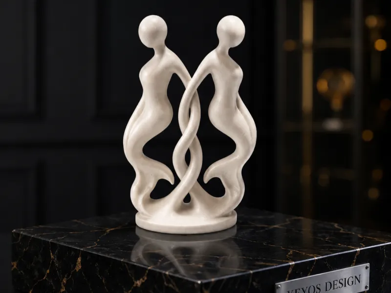 Abstrakte humanoide Pisces-Statue