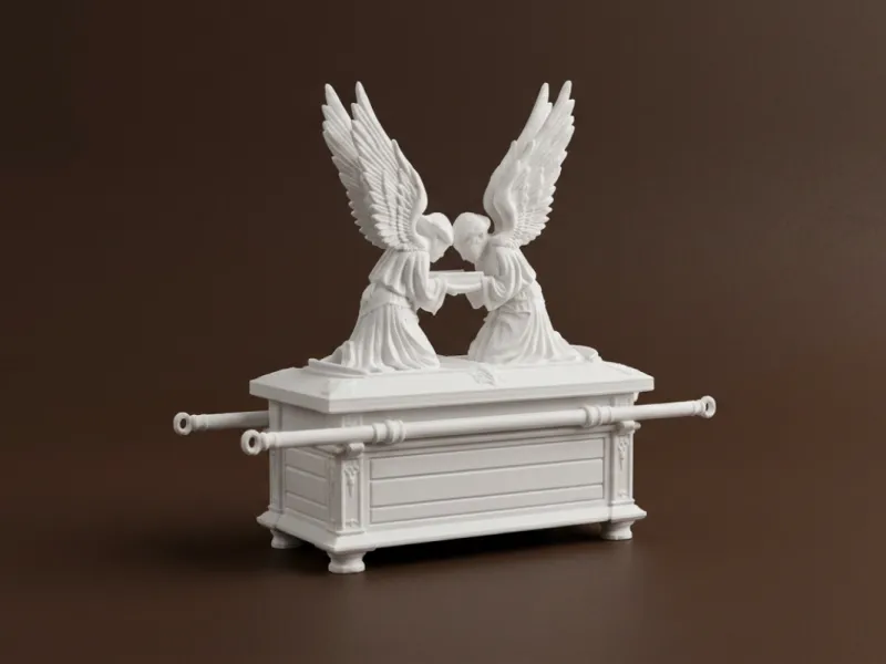 Angelic Ark of the Covenant 3D Model