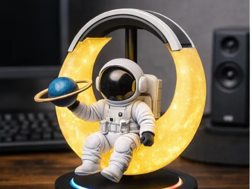 Astronaut headphone stand