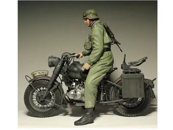 Wehrmacht Motorcycle Soldier