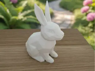 Low Poly Hase