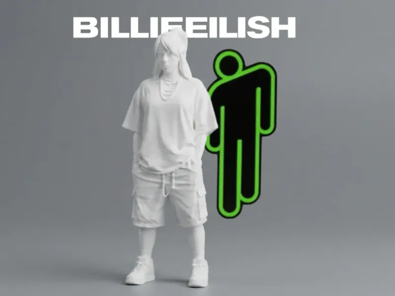 Billie Eilish – Stylized Figurine