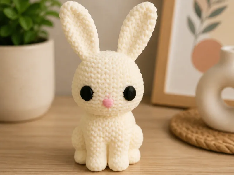 Figurine de lapin mignon – Lapin style crochet