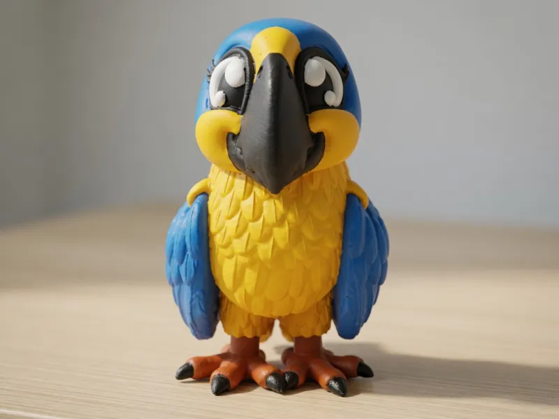 Pássaro Papagaio Multicolorido