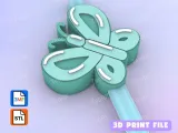 Straw Topper butterfly balloon model 2-0