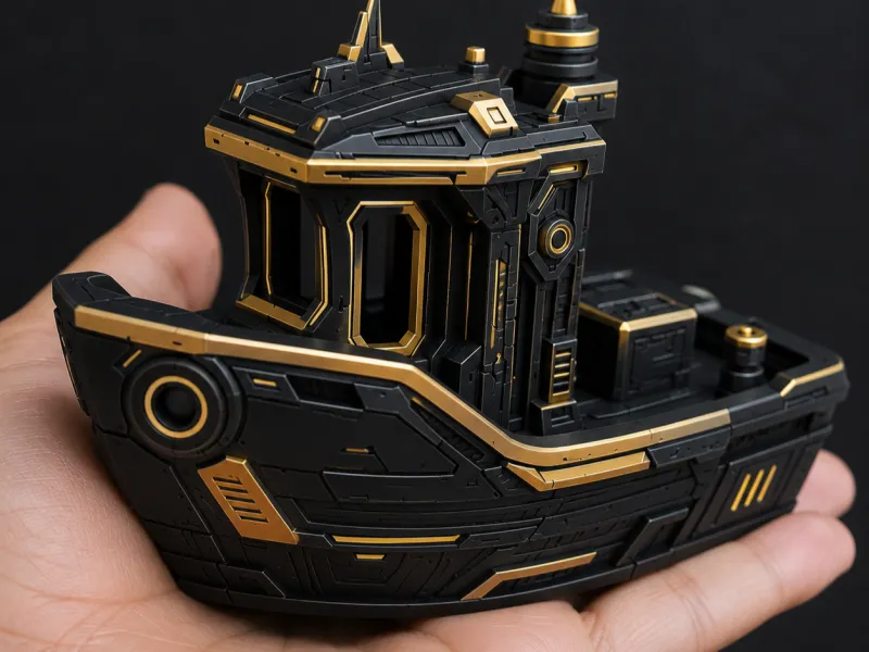 benchy futuristico