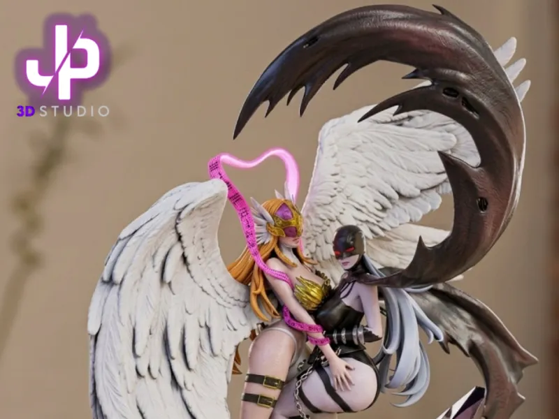 Angewomon and Ladydevimon - 3D PRINT