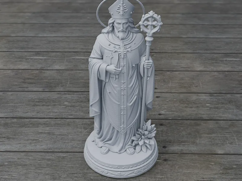 San Augulus - Estatua Devocional
