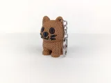 Knitted Cat Keychain-0